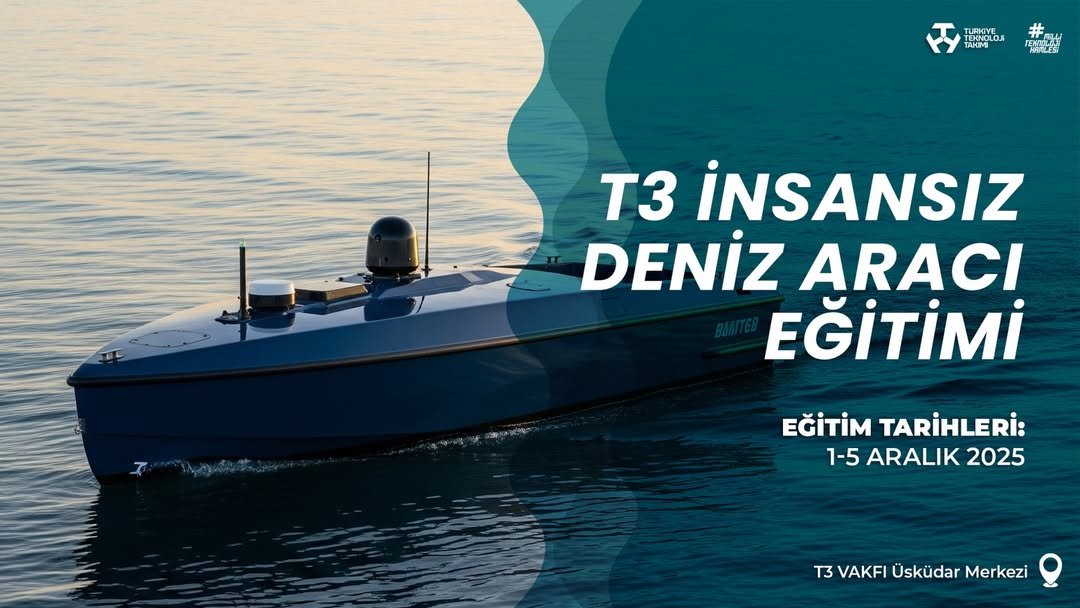 İnsansız Deniz Aracı Eğitimi Başlıyor